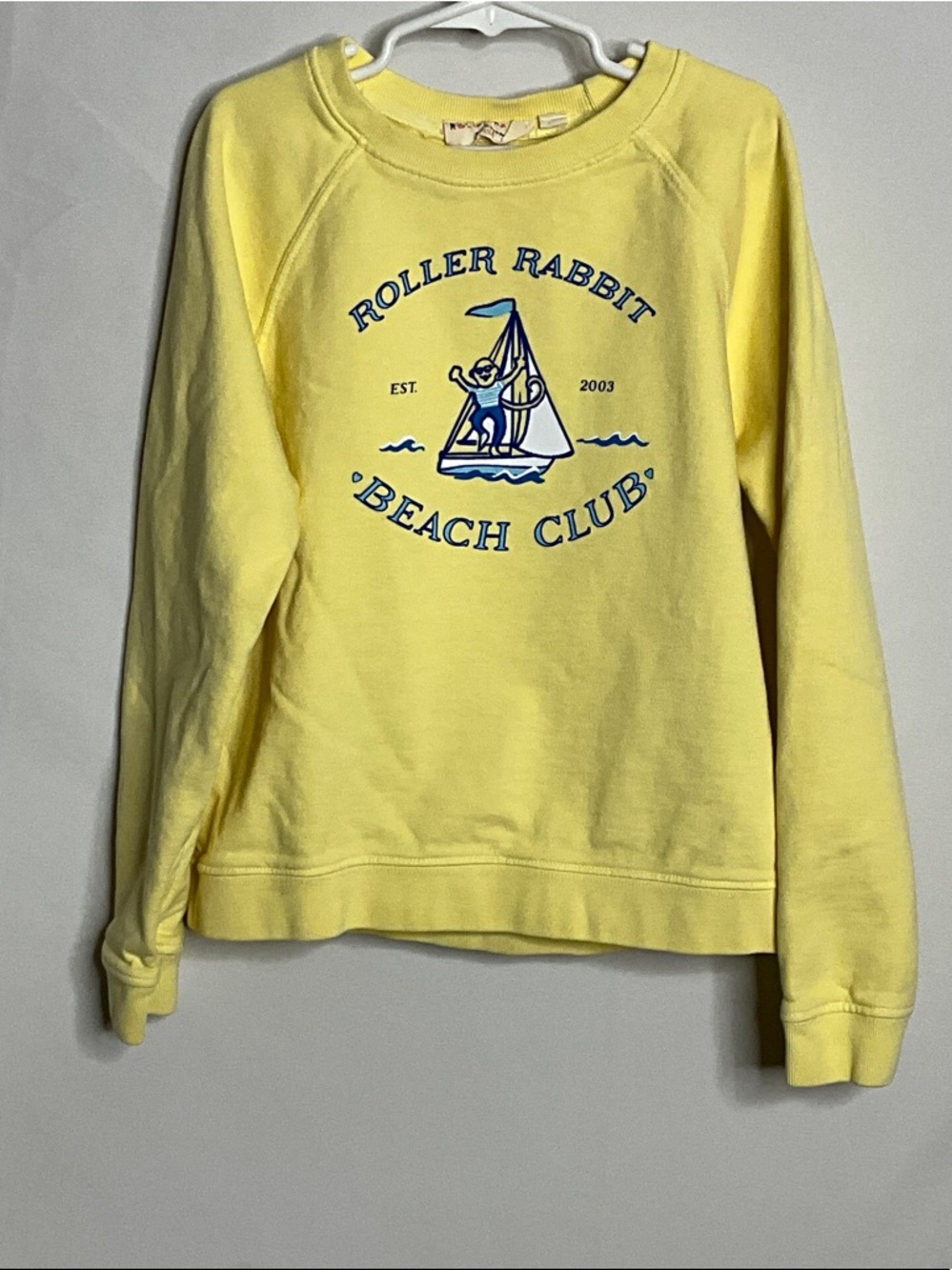 Roller Rabbit Beach Club Crewneck Sweatshirt Kids 12 - Picture 2 of 9